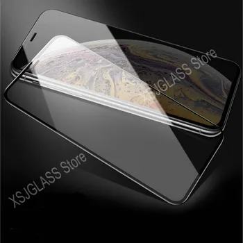 9D 2PcsTempered Stiklo iPhone 11 12 Mini Pro Max Screen Protector, iPhone X Xr Xs Max 6 s 7 8 Plius SE2020 Visiškai Padengti Stiklo