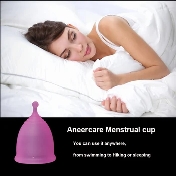 1 Vnt Mestrual taurės hygiener laikotarpiu moterims menstruatie cup medicininės kokybės silikono menstruacinis puodelis coletor mėnesinių