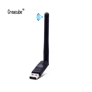 Creacube USB 2.0, WiFi Belaidžio Tinklo Kortelė 150M 802.11 b/g/n LAN Adapteris Nešiojamas KOMPIUTERIS MTK7601 Lustas