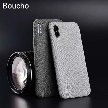Boucho Audinio Tekstūra Telefono dėklas skirtas iPhone 11 12 pro max SE 6 6S 7 8 Plius 12Mini 12 Telefono dėklas skirtas iPhone XS Max XR XS X Coque
