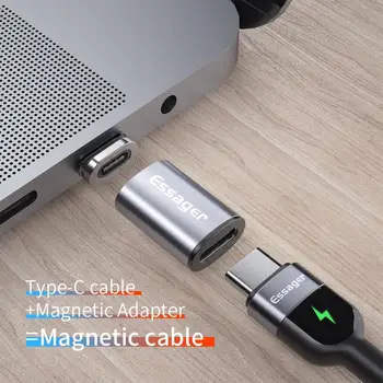 Mirco USB 3 Plug Connector Micro Magnetinių C Tipo Kroviklis Adapterius, Keitiklius, Priedai, Magnetinio Vadovas Kabelinė TXTB1