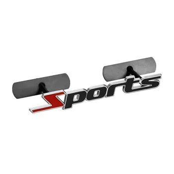 Automobilio Emblema, Mados, Sporto Laišką Metalo Automobilio Grotelių Logotipas Ženklelis Lipduką 