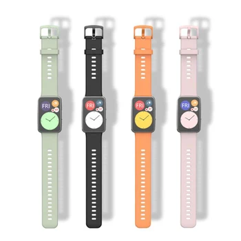 Silikono Smartwatch Pakeitimo Sporto Riešo Watchband Už Huawei Žiūrėti Tilptų Juosta 2020 Dirželis Smart Apyrankės Apyrankės Priedai