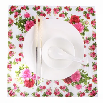 20pcs 27 stilių, Stalo servetėlės, popieriaus, audinio atspausdintas gėlių, rožių gyvūnų servilletas dekupažas senovinių vestuvių, gimtadienio