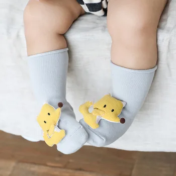 Minkštas Medvilnės Baby Mergaičių Kojinės Naujagimiui Animacinių Filmų Gyvūnų Kūdikių Kojinės Kūdikiui Baby Boy Kojinės Anti Slip Grindų Kojinių Laisvalaikio Stilius