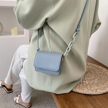 Mini Mažas Kvadratas maišelį 2020 Naujas Mados Kokybės PU Odos moteriškos Rankinės Klasikinis Elegantiškas Diržas Peties 