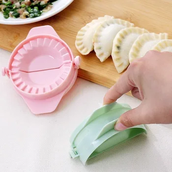 Plastikiniai Kukulis Formų Kinų Maisto Jiaozi Maker Paspauskite Tešlos Kukulis Pyragas Ravioliai (koldūnai) Ranka Pelėsių Virtuvės Kūrybos DIY Įrankiai