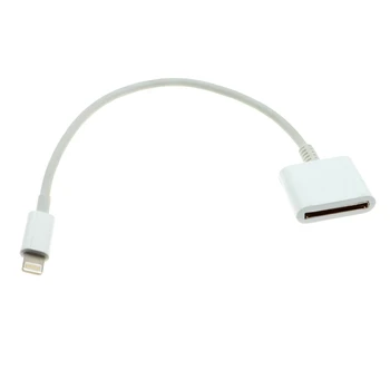 Naujas baltos spalvos 30 pin moterų tipas-C USB 3.1 micro USB žaibo 8-pin male trumpas laidas 