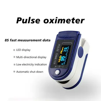 Skaitmeninis Piršto Pulse Oximeter LED Ekranas Kraujo Deguonies Jutiklis Soties SpO2 Stebėti Matavimo Skaitiklis, Nešiojamų