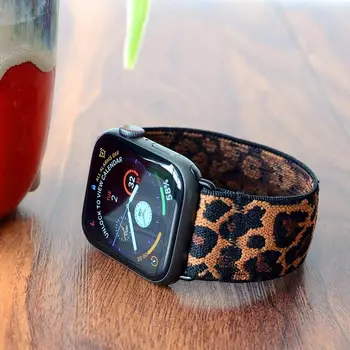 Scrunchie Diržu, Apple watch band 44mm 40mm iWatch diržo 38mm 42mm watchband Elastinga apyrankę applewatch serie 5 4 3 SE 6 grupė
