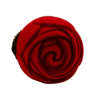 Raudonos Rožės Žiedas Lange Asmeninį Aksomo Vestuvių Originalumas Dovanų Dėžutėje Mados Valentino Vestuvinis Papuošalų Dėžutė Pakuotės Dėžutė