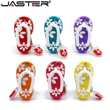 JASTER 5 spalva 64GB ummer kietas šlepetės usb flash drive usb 2.0 4GB 8GB 16GB 32GB pendrive U disko