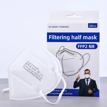 FFP2 Mascarillas Vienkartinės Veido Kaukė Saugos Veido) Apsaugos Penkių Sluoksnių Maske Filtravimo Kabinti Ear Tipo Kaukė 95% Filtro efektas