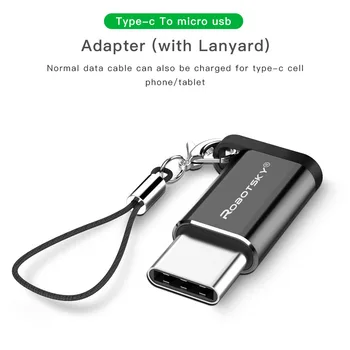 Adapteris USB Tipo C Micro USB Keitiklio Kabelį, Tipas C Adapteris USB 3.1 Paramos OTG Už Xiaomi 4C /Huawei /HTC Oneplus LG Tablet