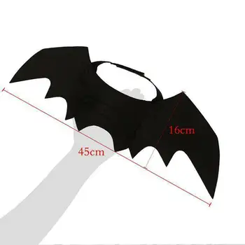 Helovinas pet šikšnosparnių sparnus katės kostiumas Augintiniai kostiumas dėvėti Helovinas dieną
