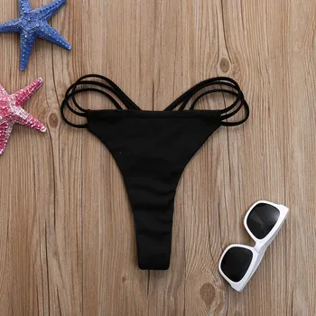 Bikini Dugnų Thong Badpak Plaukti Kostiumai Moterų Paplūdimio Bikini Maudymosi Kostiumėliai, Įžūlus Diržas V Plaukimo Glaudės Nuosėdos 2020 Maillot De Bain