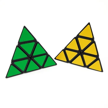10cm Cubo Magico Trikampio, Piramidės Magic Cube Puzzle Kubeliai Twist 3x3 Cubo Aikštėje Įspūdį Švietimo Žaislai, Dovanos Vaikams
