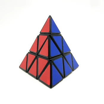 10cm Cubo Magico Trikampio, Piramidės Magic Cube Puzzle Kubeliai Twist 3x3 Cubo Aikštėje Įspūdį Švietimo Žaislai, Dovanos Vaikams
