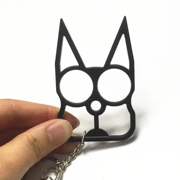 Kūrybos Cute Kačių Keychain Mergaitėms Tvirtas Apsaugoti Lydinio Mados Automobilių Key Chain paketų prižiūrėtojų raktinę Moterų Madinga Maišą Pakabukai Papuošalai Dovana