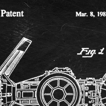 X Sparno Patentų Planas Drobė Spausdina Berniukai Kambario Dekoro Mokslinės Fantastikos Mėgėjams Dovana Plakato Meno Tapybos Steampunk Apdaila