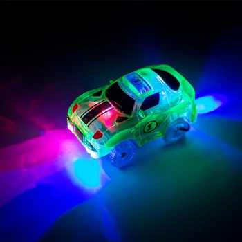 Magiškas šviesos kelio Lenktynių automobilis su spalvų šviesos 