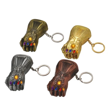 Thanos Kumščiu Modelis Key Chain Thanos Begalinis Pirštinės Keychain Butelio Atidarytuvas Filmo Aplinka Atkeršyti Geležies Vyrai, Raktų Žiedas Žaislai