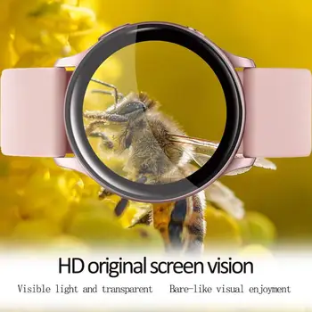 Stiklo Samsung Galaxy Žiūrėti Aktyvios 2 44mm 40mm/46mm/42m Pavarų S3 Siena/S2/Sport 3D HD Full Screen Protector Filmas(ne stiklo)