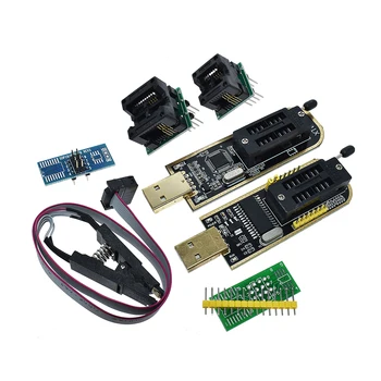 CH341A XTW100 24 25 Serijos, EEPROM, Flash BIOS CH341 USB Programuotojas Modulis + SOIC8 SOP8 Bandymo Įrašą EEPROM 93CXX / 25CXX / 24CXX