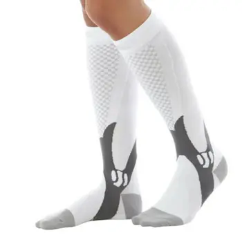 Karšto Blauzdos Blauzdos Leg Veikia Fitneso Cross Fit Futbolo Kojinės Vyrų Sportinės Kojinės Stilingas, Elegantiškas Mados Suspaudimo