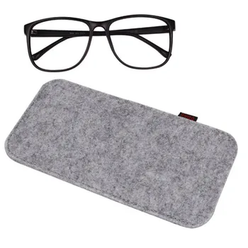1pcs naudinga minkštas veltinis akiniai nuo saulės akiniai rankovės akinių dėklas atveju makiažas maišelį medžiaga manė, akiniai nuo saulės saugojimo krepšys 2019 karšto