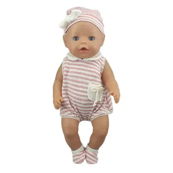 2020 Naujas Puikus Lėlės Šuolis Kostiumai Tinka 43cm Baby Doll, 17 Colių Reborn Baby Lėlės Drabužiai