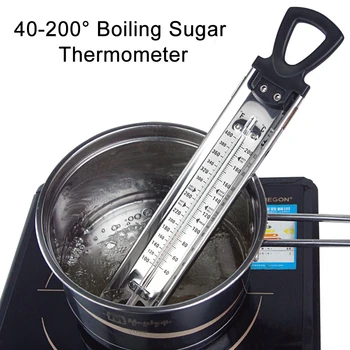 Virtos Cukraus Termometras Profesinės Kepimo Šildymo Termometras Uogiene virti Cukraus Artefaktas 40-200 Laipsnių Termometras