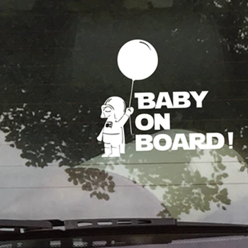 Cool Automobilių Apdailos Kūdikių Laive Šviesą Atspindintys Lipdukai, Lipdukai Ir Automobilių Puošimas