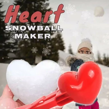 Širdies Formos Putinas Maker Įrašą Žiemos Smėlio Kamuolys Pelėsių Plastiko Apkabos, Vaikų Žaislas Putinas Maker Įrašą Plastiko