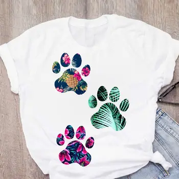 Marškinėliai moteriška grafinis arbūzų, ananasų spausdinti vaisių trumparankoviai vasaros ponios viršų T-shirt moterims, T-shirt Harajuku T-shirt