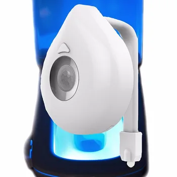 16 Spalvų Tualetas Naktį Šviesos Smart PIR Kūno Judesio Jutiklis LED Tualeto Sėdynė Lempos Judesio Aktyvuota Tualetas, vonios kambarys Dubenį Naktį lempa