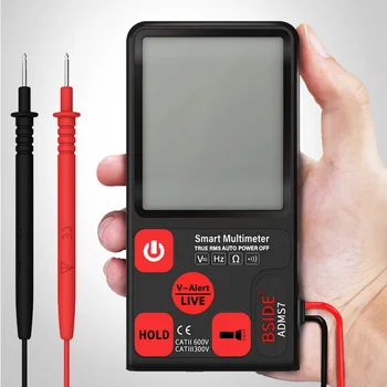 BSIDE Skaitmeninis Multimetras Ultra-Portable LCD Ekranas DC AC Voltmeter Analoginės Testeris 