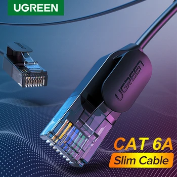 Ugreen Ethernet Kabelis Cat 6 A 10Gbps Tinklo Kabelis 4 Vytos Poros Pleistras Laidas Internetu UTP Cat6 Lan Kabelis, Ethernet RJ45