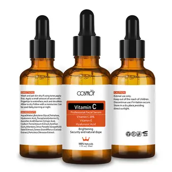 Cosprof Vitamino C Serumas, Kremas Veido Odos Priežiūros Rinkinys, Raukšlių, Anti Aging Collagen Esencijos Skystis