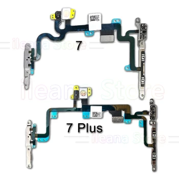 OEM Išjungti ir Tūrio Maitinimo Mygtukas pagrindinis Jungiklis Flex Cable For iPhone 6 6s 7 8 Plius 5 5s SE Su Metalo Power Flex Pakeitimo