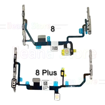 OEM Išjungti ir Tūrio Maitinimo Mygtukas pagrindinis Jungiklis Flex Cable For iPhone 6 6s 7 8 Plius 5 5s SE Su Metalo Power Flex Pakeitimo