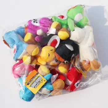 12cm Super Bros Yoshi Dragon Pliušiniai Žaislai, Pliušas Pakabukas Keychain Minkštas Įdaryti Gyvūnams, Žaislai, Lėlės, Vaikams, Vaikams, Dovanų, 10 Spalvų