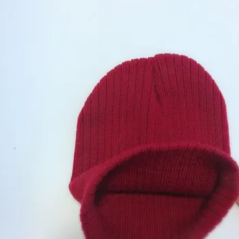 Kūdikiams, vaikiška baby mezgimo žiemos megzti skrybėlę bžūp mergaitė berniukas vaikai mink dirbtiniais kailiais pompom vaikams karūna beanies atsitiktinis skullies