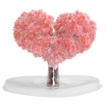 Magija Augančių Medžių Popieriaus Sakura Kristalų Medžių Darbalaukio Cherry Blossom Žaislai 