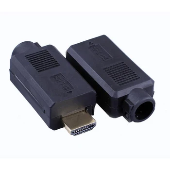 HDMI 2.0 HD Adapterį kištukinė Jungtis Breakout 19P Terminalo Valdybos, nereikia Lituoti Aukštos Kokybės, su būsto Shell