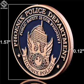 JAV Saint Michael Phoenix Policijos Departamento Bronzos Žetoną Monetos Iššūkis JAV Kolekcionuojamų