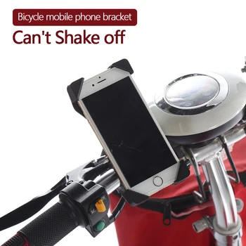 1pcs Universalus Reguliuojamas Dviračių Telefono Turėtojas Motociklo Mobiliojo Telefono Laikiklis Kalnų Keliais Dviračiu Laikiklis Sukasi 360 Laipsnių