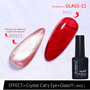 Nauja siunta Crystal Cat Eye Gelpolish Collocation Stiklo Gelis Nagų lakas UV LED Lako, Mirkymas, Išjungti viršutinį Sluoksnį Skiedra Masto Poveikio, 