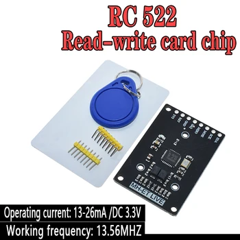 MINI RFID modulis RC522 Rinkiniai S50 13.56 Mhz 6cm Su Žymas SPI Rašyti ir Skaityti dėl minėto sprendimo arduino uno 2560