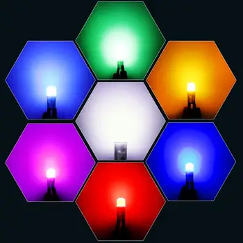 1PC T10 W5W, LED Lemputes, Aukštos Kokybės Led Automobilių Eilė Pusės Žibintas Gabaritinis Žibintas WY5W 501 168 192 Auto Pleišto Stovėjimo Licencijos numerio apšvietimo Lemputės